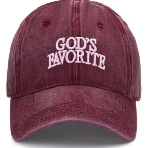 God's favorite eskitme bordo ayarlanabilir şapka