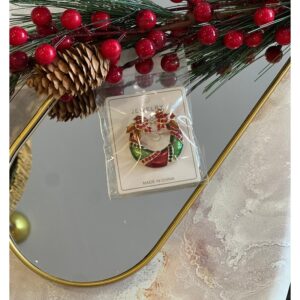 Yılbaşı çelenk broş